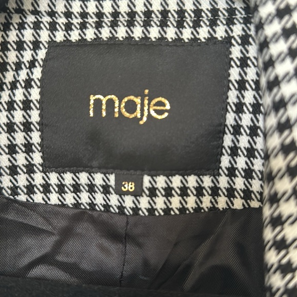 Maje houndstooth blazer nwot - Picture 2 of 4